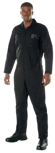 Rothco Flight Overall, Schwarz, Größe XL