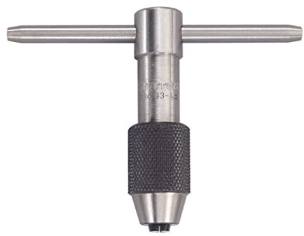 Starrett 93A T-Griff Gewindebohrer, 1/16 - 3/16 Gewindebohrergröße, 1/16 - 5/32 Vierkantschaftdurchmesser, 2 Körperlänge