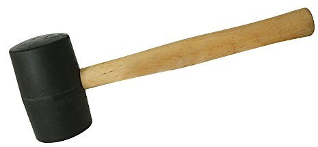 Silverline Black Rubber Mallet 32 oz (907g) (598492)