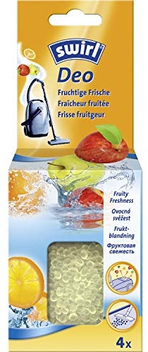 Swirl Fruity Fresh Deodorant Pärlor till Dammsugare, Frukt, 4-pack