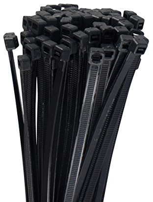 Proteco-Werkzeug Profi Kabelbinder 200 mm 300 mm 400 mm 500 mm schwarz UV stabil Mengen und Größen bitte wählen