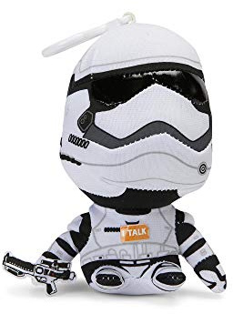 Star Wars SW02529 UGT Mini Plush Toy with Sound and Pendant, Stormtrooper