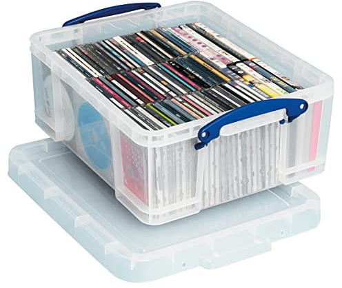 Really Useful Box Plastic Storage 18 Litre Clear