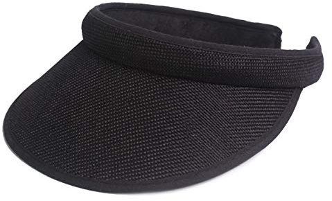 Licus Men Women Athletic Straw Summer Outdoor Piping Clip On Sun Visors