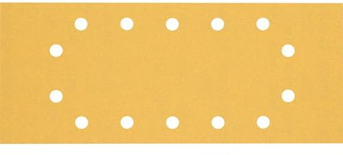 Bosch EXPERT C470 Schleifblatt, 115x280mm, K120, 14 Löcher, 10-tlg. | für Farbe auf Holz, Hartholz, Ø 115x280 mm, Körnung 120, Professional Zubehör Schwingschleifer