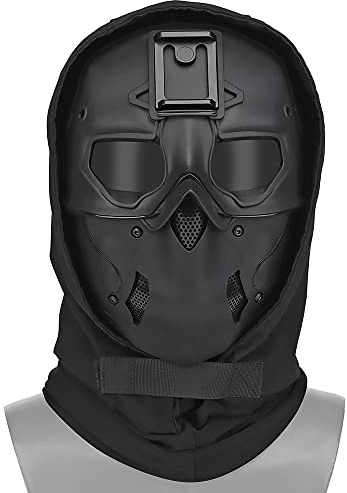 ACEXIER Taktische Vollgesichtsmaske Bandana Hals Sturmhaube Gesicht Wargame Cap Army Airsoft Paintball Jagd Schutzmaske