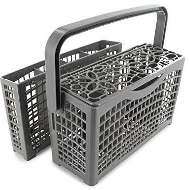 DL-pro Besteckkorb Geschirrkorb 260x134mm universal teilbar für Geschirrspüler Spülmaschine Geschirrspülmaschine mit 45cm sowie 60cm Gerätebreite…