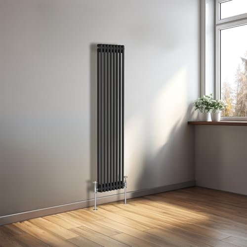 NRG 1500 x 380mm ghisa verticale radiatore nero 2 colonna riscaldamento centrale Rads