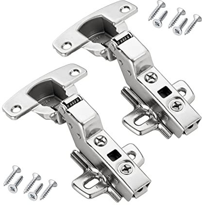 SOTECH 6 pezzi Cerniera a scodellino Hettich Sensys 8645i TH 52 incl. viti M4 x 20 mm Angolo di apertura incassato 110° Distanza di chiusura automatica 1,5 mm