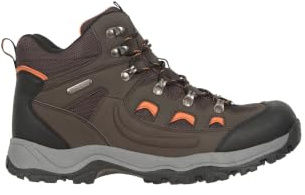 Mountain Warehouse Adventurer Mens Waterproof Boots | Lightweight & Durable Construction, Deep Lugs for Great Grip, Cushioned Footbed for All-Day Comfort, For Hiking & Walking