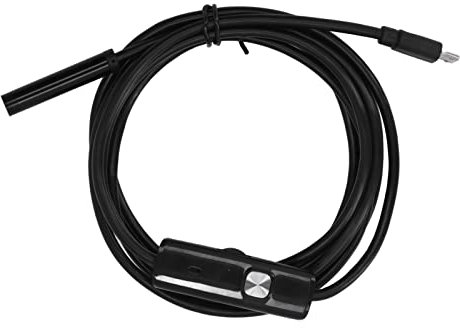 Industrie-Endoskop mit 6 LED-Leuchten, 7-mm-Sonden-Inspektionskamera, IP67, Wasserdicht, für die Wartung von Rohren, Autos, Unterwasser-Betrachtung (2M)