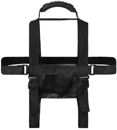 Ronyme Correa de Transporte para PC, Correa de Transporte con Mango de Goma con Bolsillos para Cable, ratón, Ordenador de Escritorio, Soporte de Torre