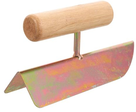 jojofuny Spatola Angolare Professionale Per Intonacare Strumento Resistente Con Manico Ergonomico Per Finitura e Riparazione Muri