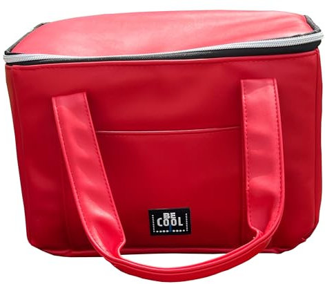 Kühltasche Kühlbox Kühlkorb 10l Vol. Rot hochwertig Picknickkorb foolonli