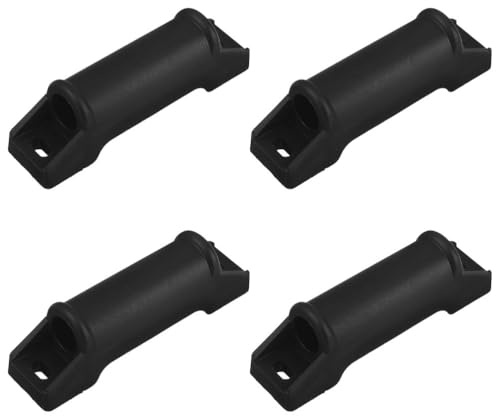 Ciieeo Gaming Chair Footrest Bracket Replacement Parts - 4Pcs Smooth Foot Rail Attachment for Office and Gaming Chairs