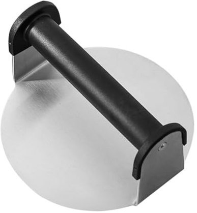 HOLIDYOYO Presse à Hamburger en Acier Inoxydable 430 Rond Compact Presse-Viande Manuel pour Viande Hachée La Cuisine en Plein Air Pique-