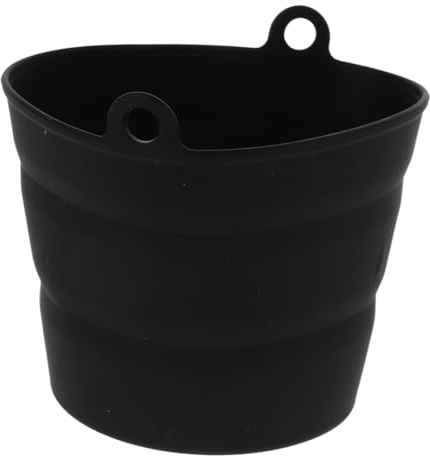 UPKOCH Revêtements De Bac à Graisse Silicone pour Barbecue Seau à Huile Pliable avec Revêtement Intérieur Seau Silicone Réutilisable