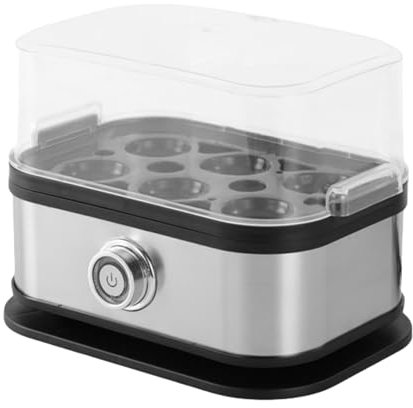 Cocedor de huevos - huevera | Vaporera multifuncional para huevos, con apagado automático y pitido, ideal para desayunos, tortillas, aperitivos y almuerzos.