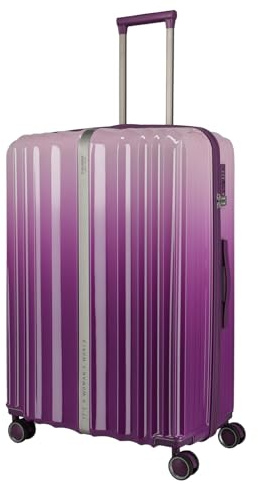 Travelite Hartschalenkoffer LASCANA Edition Größe L, großer Reisekoffer mit TSA-Schloss, 4 Rollen Check-In Trolley für Urlaub, 51x76x29 cm, 4,3 kg, 101 L