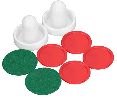 AMONIDA Air Hockeys Pusher Set Hållbar Hög Slagtålighet Spännande Spelupplevelse för Spelare på Alla Nivåer
