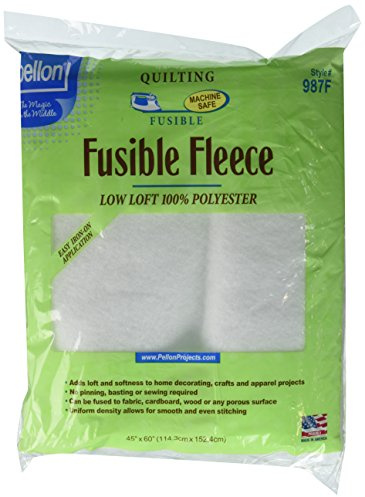 Pellon Fusible fleece, 114 x 152 cm, vit, polyester, 1