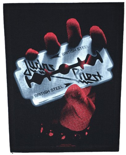 Judas Priest Dos Badges British Steel Back Patch écusson