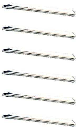 EISCO - Spatola da laboratorio CH0635A, in acciaio INOX, 6 pezzi