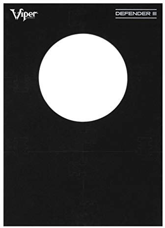 Viper by GLD Products Unisex-Erwachsene Viper Defender III Dartscheiben-Einfassung, schwarz, Einheitsgröße