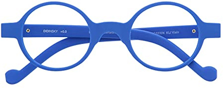 DIDINSKY Blaulichtfilter Brille für Damen und Herren. Blaufilter Brille mit Stärke oder ohne Sehstärke für Gaming oder PC, Blendschutzgläser - Hakone Screen (Klein, 0, x)