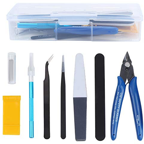 9 Pièces Gundam Modèle Outils Kit de Réparation de kit d'artisanat pour la construction de modèles de base pour les débutants et les modélisateurs avancés
