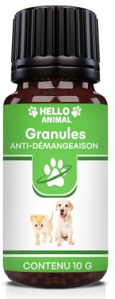 NEU: HelloAnimal® JUCKREIZ Kügelchen | für Hunde & Katzen bei Hautreizungen, pflegt Haut und Fell bei Läuse, Flöhe und Milben – mit Bachblüten informiert