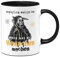 Tassenbrennerei Tasse - Beruflich wollte ich immer was mit Menschen machen (Schwarz)