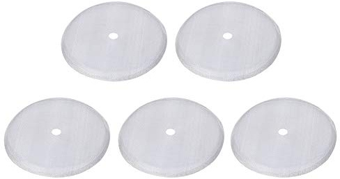 French Press Edelstahlfilter French Press Filter für 21 Oz Silber Edelstahl 5 Stück Edelstahl Kaffeefilter für 600 Ml French Press Kaffeekanne Mesh Filter Zubehör