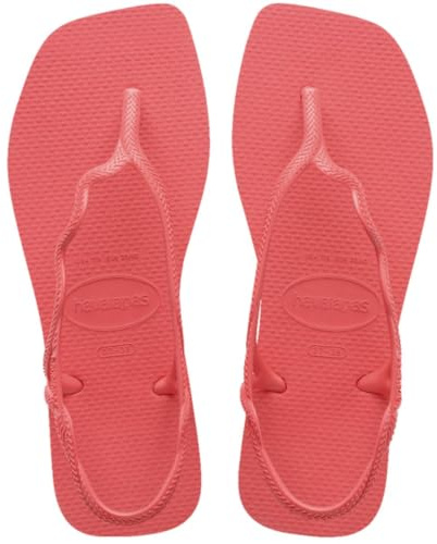Havaianas - Soleil, Sandalias Elegantes, Duraderas y Cómodas, Con Forma de T, Cierre Trasero, Tiras Onduladas y Suela con Bordes Cuadrados, Mujer