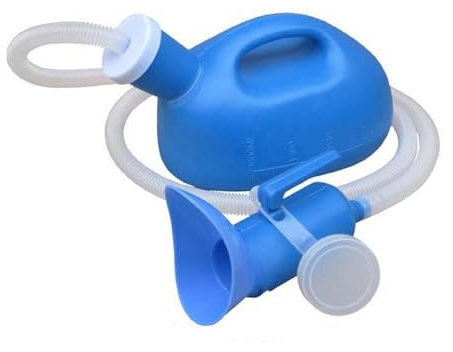 znutc Spill Proof Urinal,Travel Spill Proof Urinal Bottle - Outdoor 2000ML Urinal with Long Tube and Lid for Hospital Home Camping Car Travel Truckers