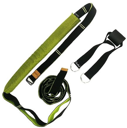 Yardwe Yoga-stretchband Geriffelt Doppellagig Breit Für Bein Und Hüfttraining Zur Verbesserung Von Flexibilität Und Bewegungsumfang Für Fitness-tanz Und Rehabilitation