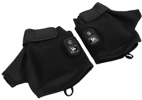 VGEBY Térmicos Sin Dedos, Térmicos Eléctricos Recargables para Hombres y Mujeres con 2 Baterías de 2000 MAh para Calor en Invierno