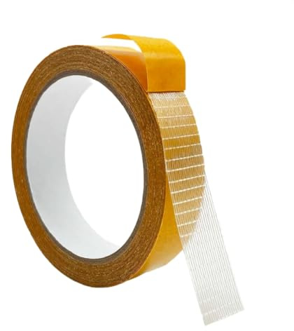Bande Collante pour Ourlet 2,5cm x 10m, Ruban Rideau Sans pour Couture | Couture Ruban D'ourlage pour Moquettes Rideaux Vêtements Cuir et Textiles Forte Adhérence Sans Résidus