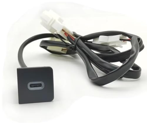 Adattatore Presa USB Presa USB Per Console Compatibile Con Per Golf 6 MK6 Auto Tipo C Caricabatterie Presa Interfaccia QC3.0 Interruttore Adattatore Alimentazione Ricarica Rapida