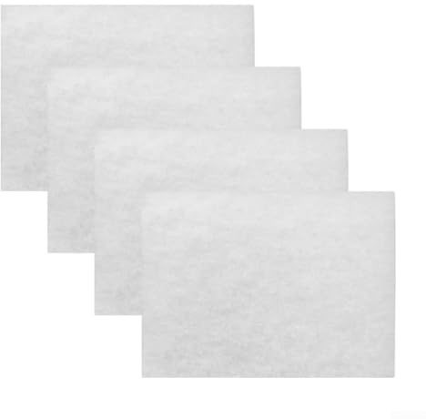 Hasaller Ersatzfilter für Power 4.0 Poolroboter – langlebiger Schwammeinsatz für Evolution 4.0 System – optimale Durchflussmenge 250 x 160 x 40 mm (4 Stück)