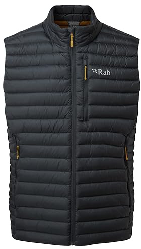 Rab Men's Microlight Down Vest | 700-Fill Lightweight Gilet, for Hiking & Skiing