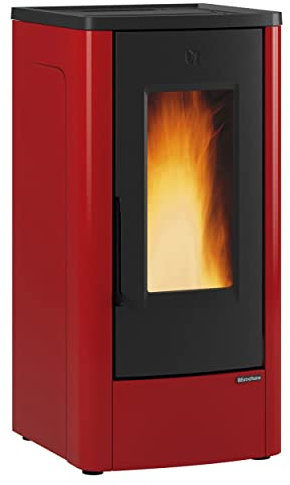 Extraflame 1284000 Dahiana Pelletofen Bordeaux/A+