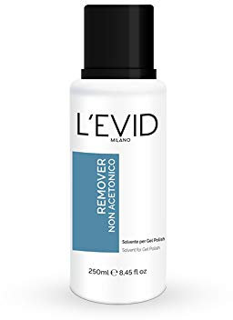 REMOVER NON ACETONICO - Solvente per Gel Polish - Acetone Free - L'EVID MILANO - 250ml