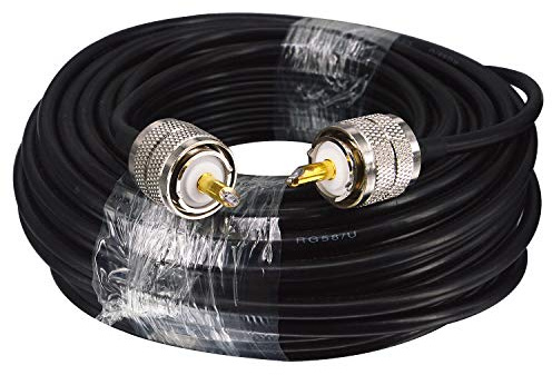 Boobrie Cavo PL259 Maschio Migliorato RG58 UHF a UHF Cavo CB Antenna Radio PL-259 Ham Radio/Broadcast