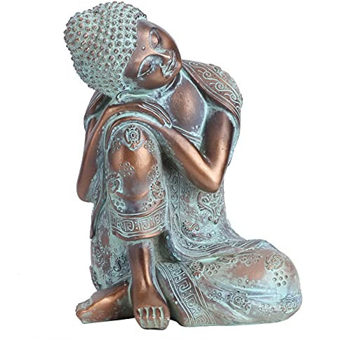 Alvinlite Meditieren Buddha Dekor Südostasiatischen Stil Harz Handwerk Haushaltszubehör
