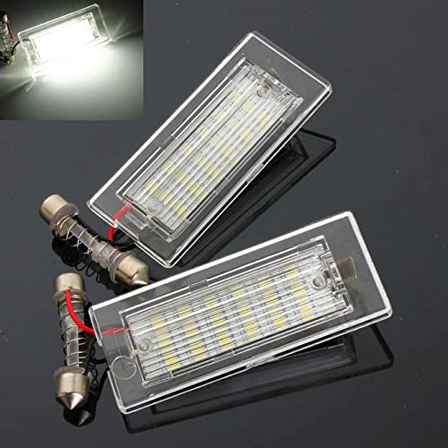 NP 2X LED Nummernschildbeleuchtung für B-MW X5 E53 1999-2006 X3 E83 2003-2010