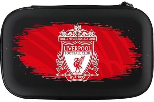 FOCO Offiziell lizenzierte Liverpool Football Club Darttasche The Reds, mehrere Designs erhältlich, Schwarz , 14 cm, Sportlich