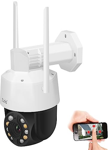 7links PTZ Kamera: PTZ-Überwachungskamera mit 2K+, Laser-LEDs, 20x-Zoom, WLAN, App, 360° (LAN Kamera, Überwachung mit Zoom, Überwachungssystem Funk)