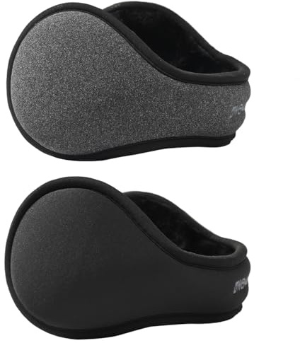 Dwenarry Cache-oreilles Femmes Hommes d'Hiver Réglables Cache oreille réglables pour l'Extérieur Cache-oreilles derrière la tête 2Pcs
