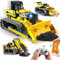 INSOON 3 IN 1 Ferngesteuertes Technik Auto Bauspielzeug Set - 452 Stück Bulldozer, Kipplaster, Raupenfahrzeug, STEM Technic Bausätze Spielzeug Geschenke für Kinder Jungen ab 6 7 8 9 10 11 12+ Jahren